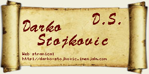 Darko Stojković vizit kartica